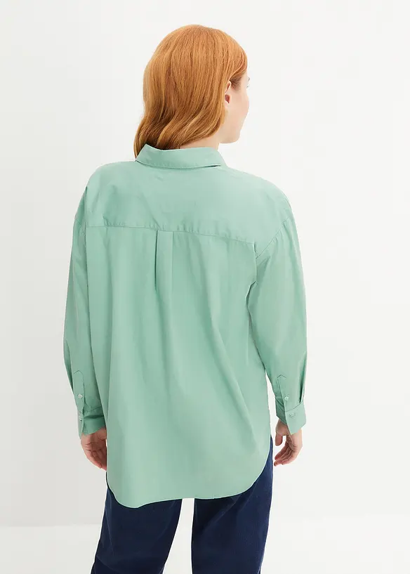 Bonprix Lockere Bluse Mit Knopfleiste
