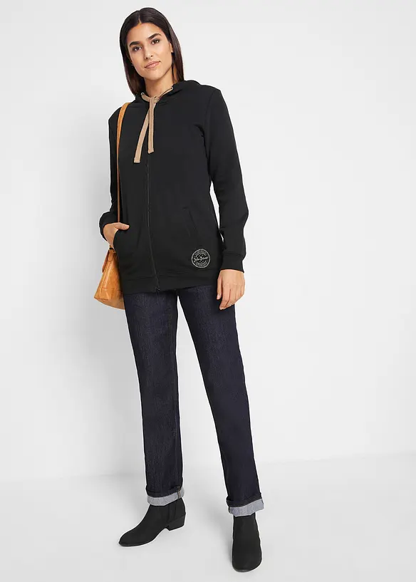 Bonprix Long-Sweatjacke