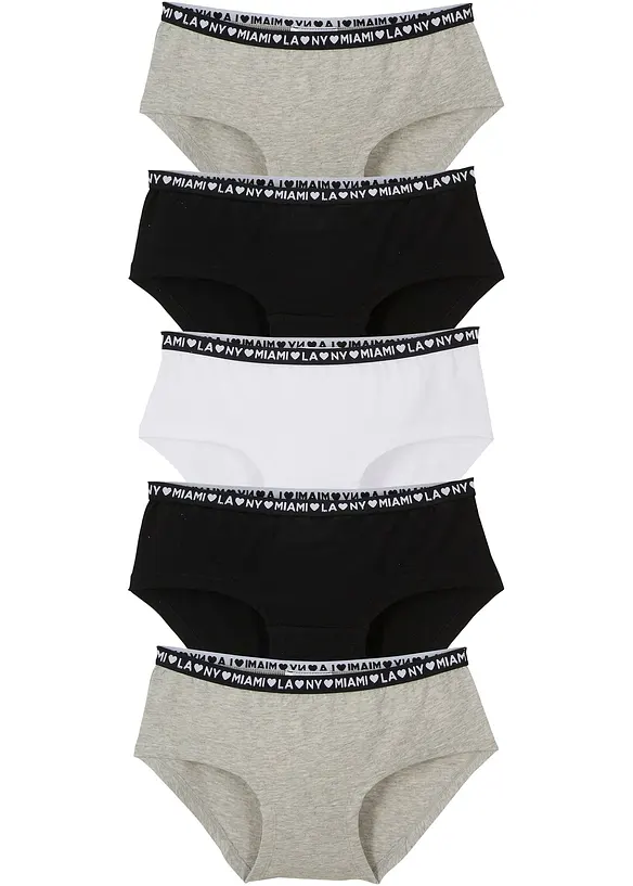 Bonprix Mädchen Hipster (5er-Pack)