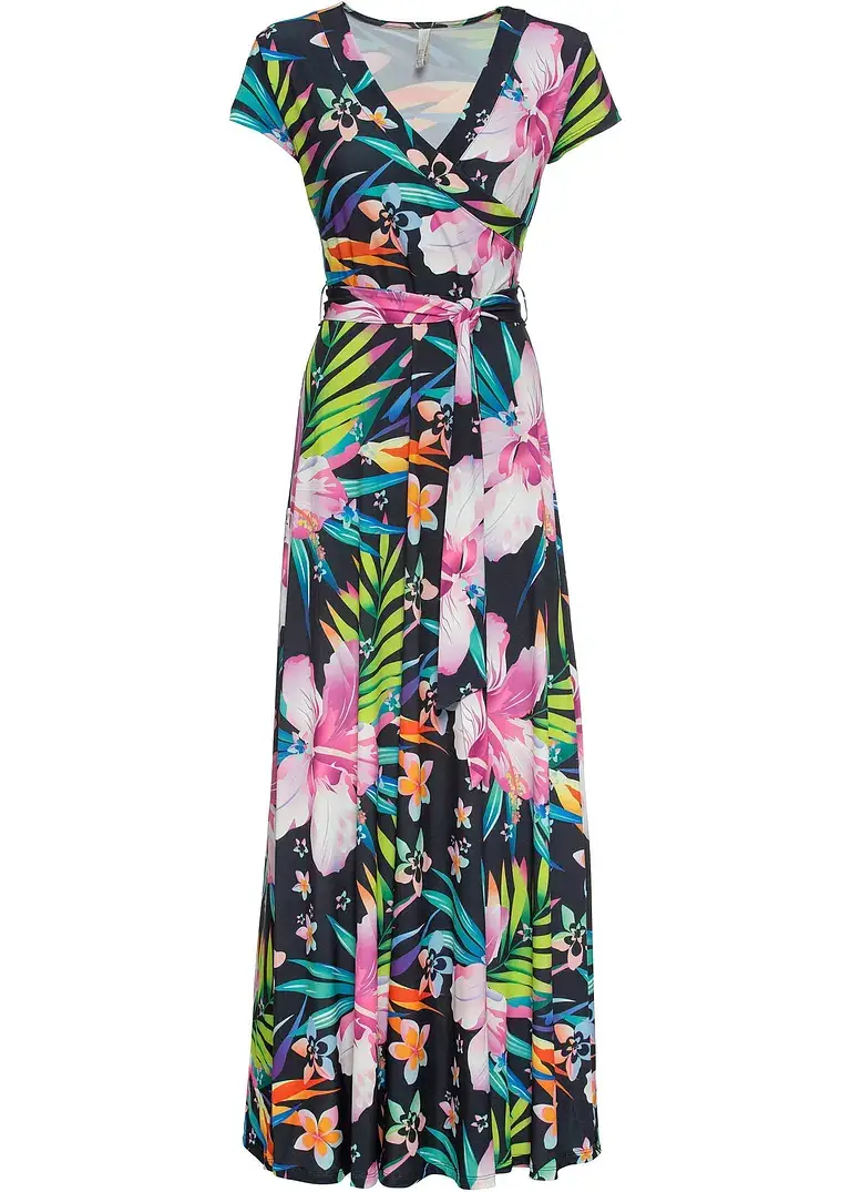 bonprix Maxikleid in Wickeloptik