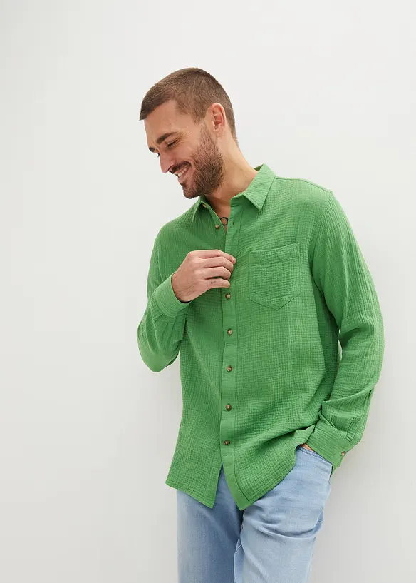 Bonprix Musselin Langarmhemd