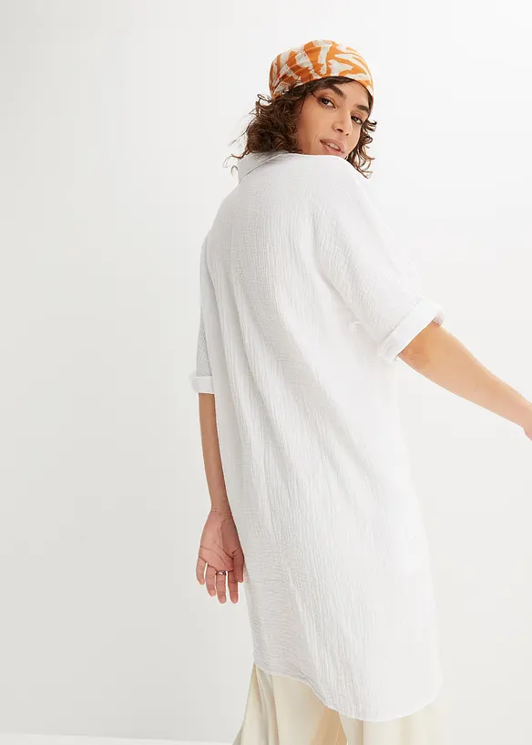 Bonprix Oversize-Bluse Mit Taschen
