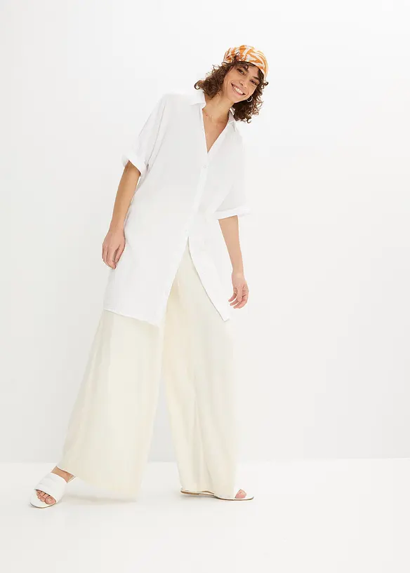 Bonprix Oversize-Bluse Mit Taschen