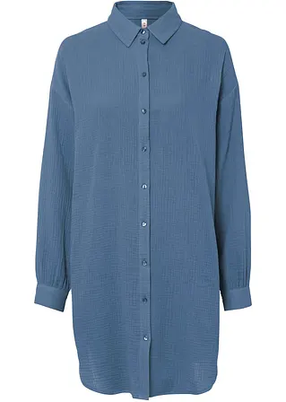 bonprix Oversize Musselin-Longbluse