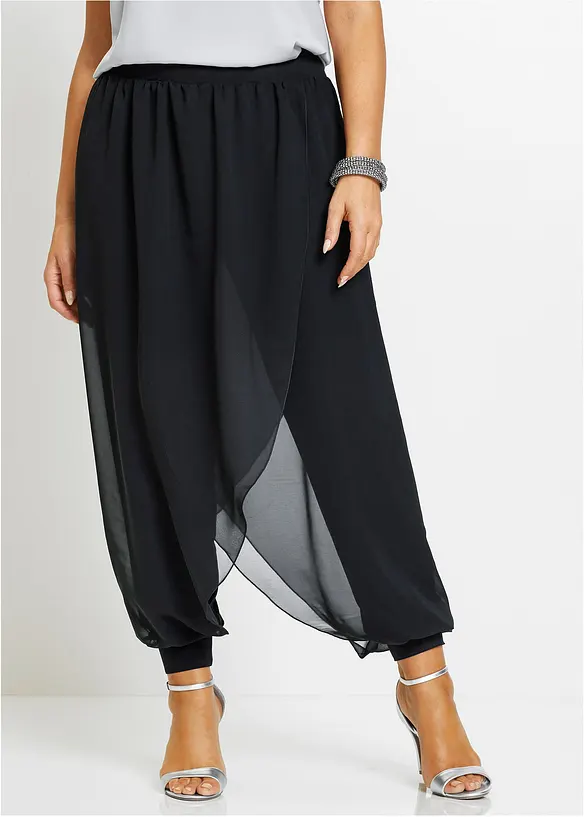 Bonprix Premium Hose Mit Chiffon