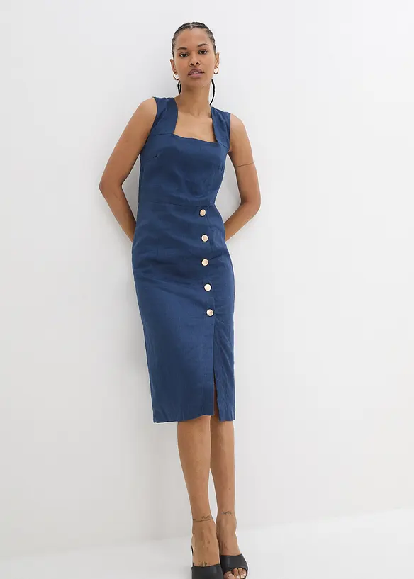 Bonprix PREMIUM Kleid Aus Reinem Leinen