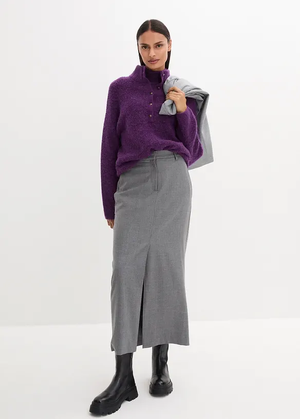 Bonprix PREMIUM Wollpullover Mit Alpaka