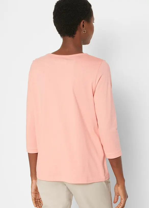 Bonprix Rundhals-Shirt (5er Pack), ¾-Arm