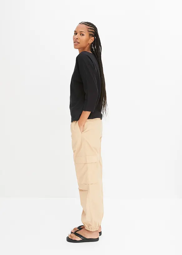 Bonprix Shirt Aus Bio-Baumwolle, 3/4 Arm