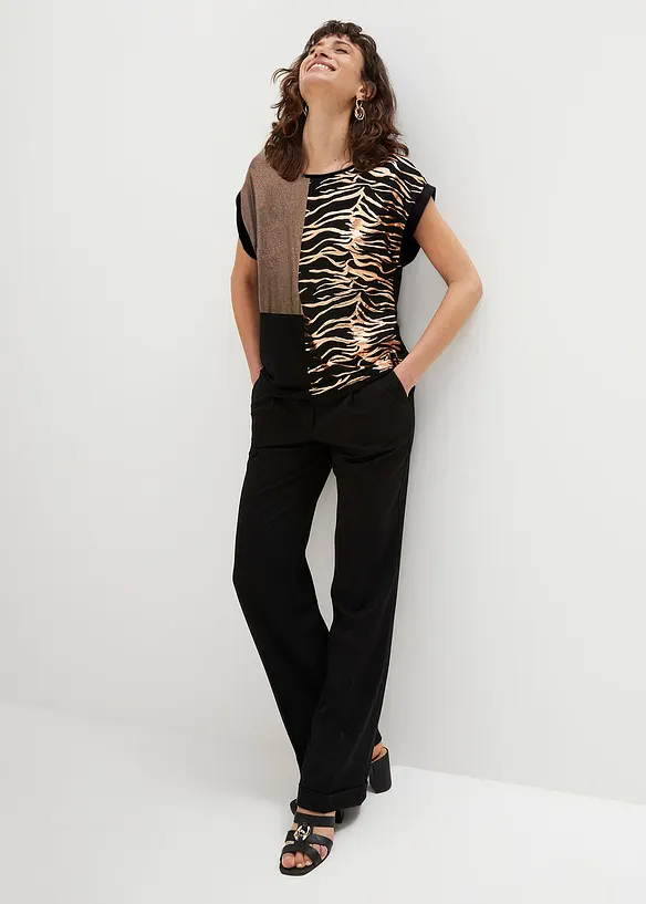 Bonprix Shirt In Patchoptik