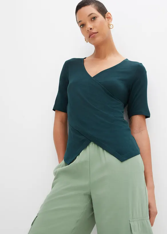 Bonprix Shirt In Wickeloptik
