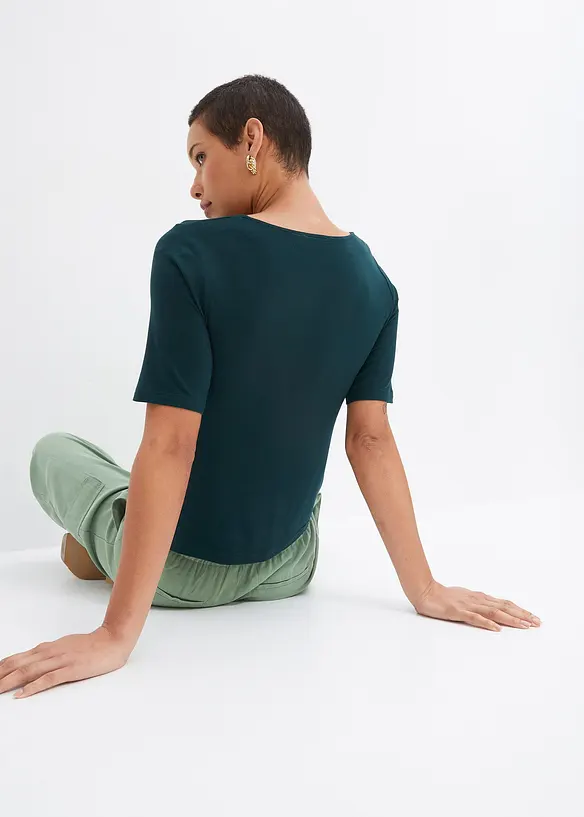 Bonprix Shirt In Wickeloptik