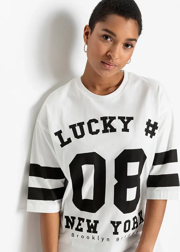 Bonprix Shirt Mit Druck Aus Bio-Baumwolle