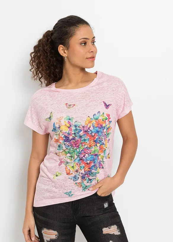 Bonprix Shirt Mit Schmetterlingsdruck