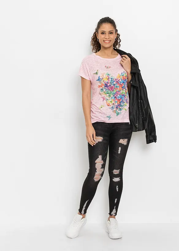 Bonprix Shirt Mit Schmetterlingsdruck