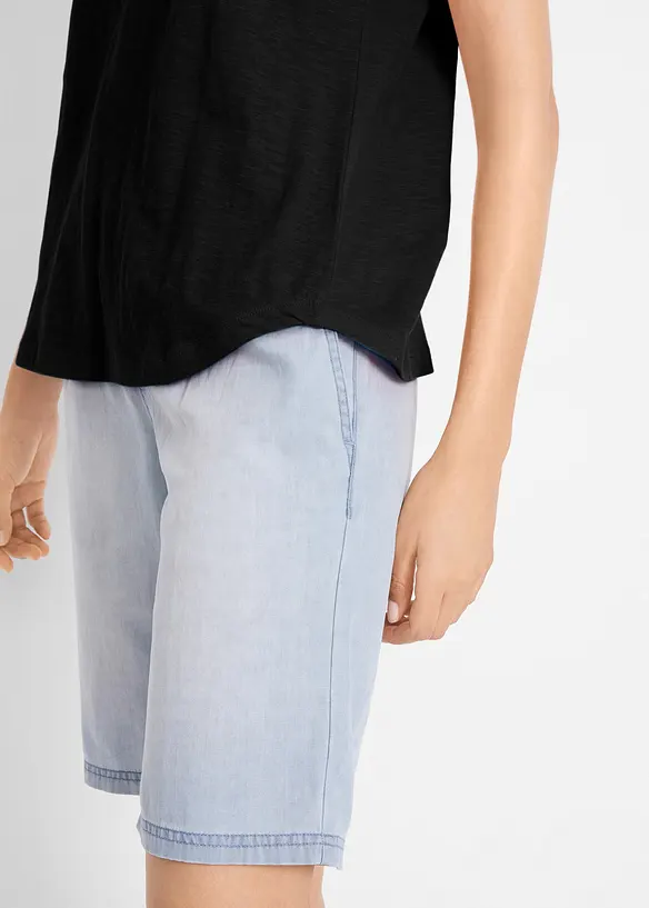 Bonprix Shirt Mit Schnürung, Kurzarm