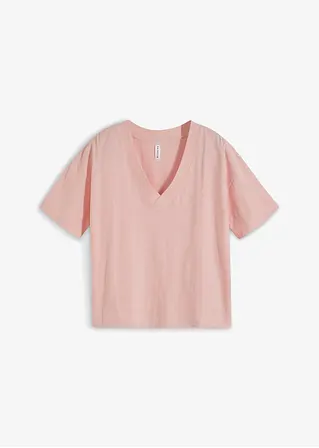 bonprix Shirt mit tiefem V-Ausschnitt