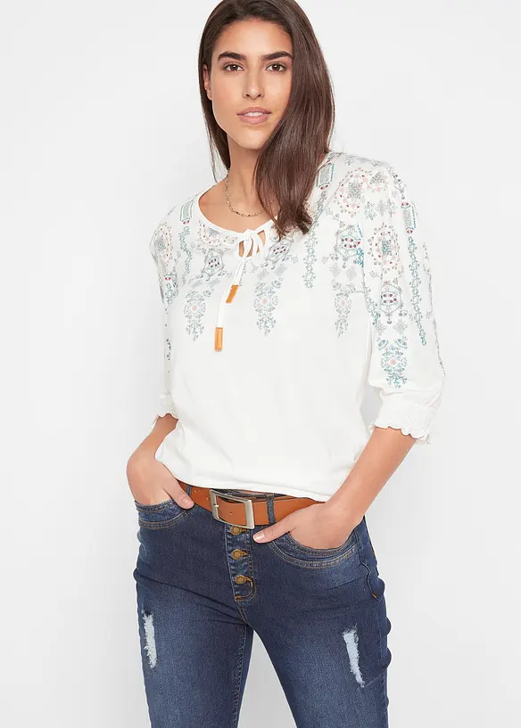 Bonprix Shirt-Tunika, 3/4-Arm