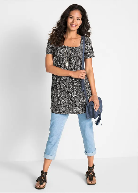 Bonprix Shirt-Tunika, Kurzarm