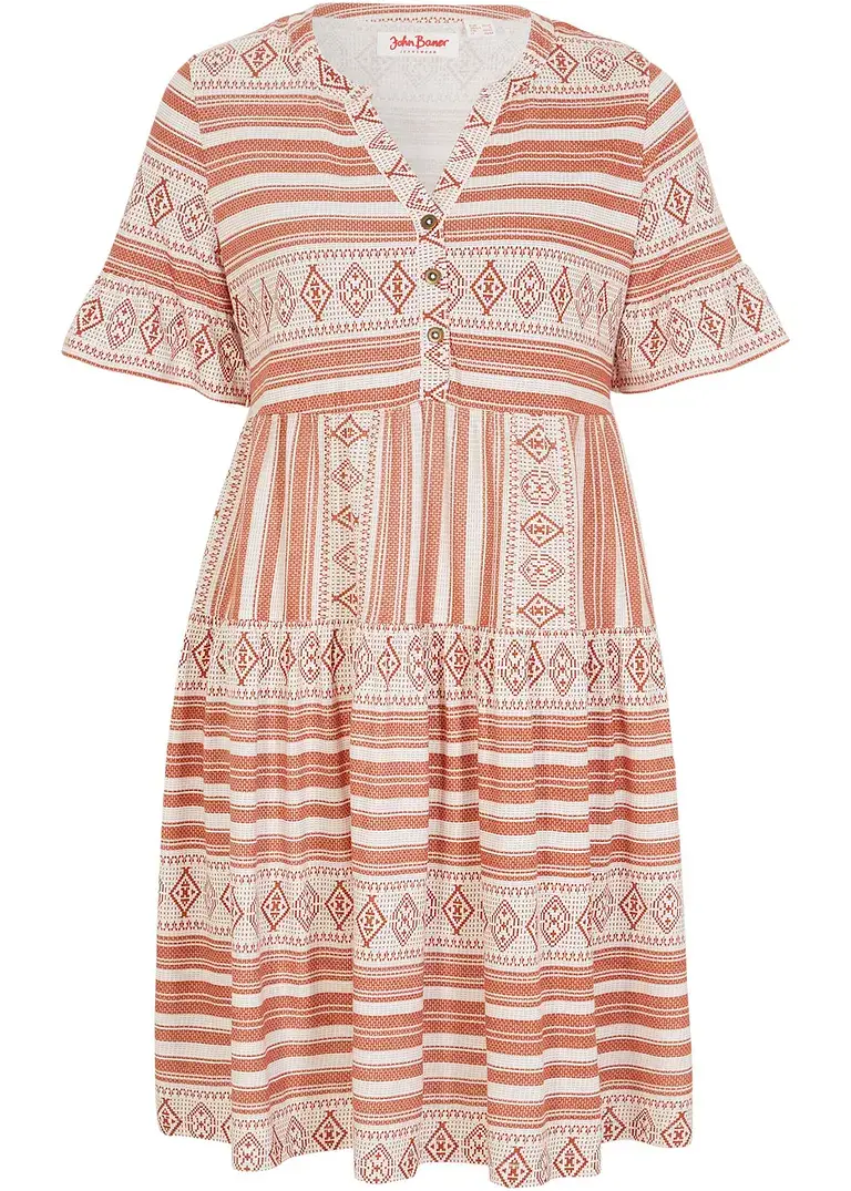 bonprix Shirtkleid, Kurzarm, bedruckt