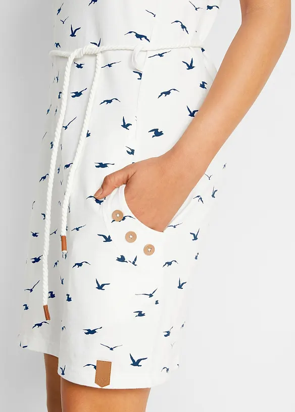 Bonprix Shirtkleid Mit Flügelärmeln Und Druck