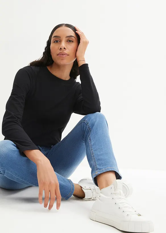 Bonprix Skinny Jeans Mid Waist, Stretch