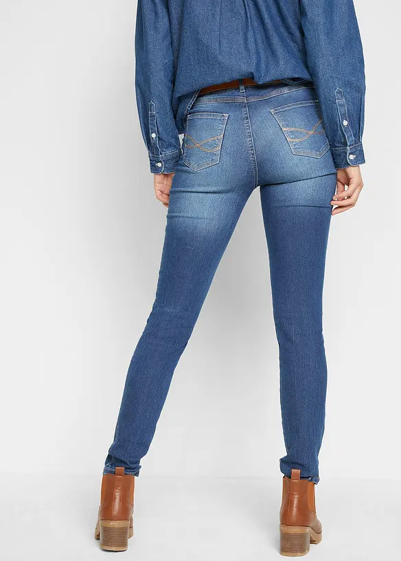 Bonprix Skinny Jeans Mid Waist, Stretch