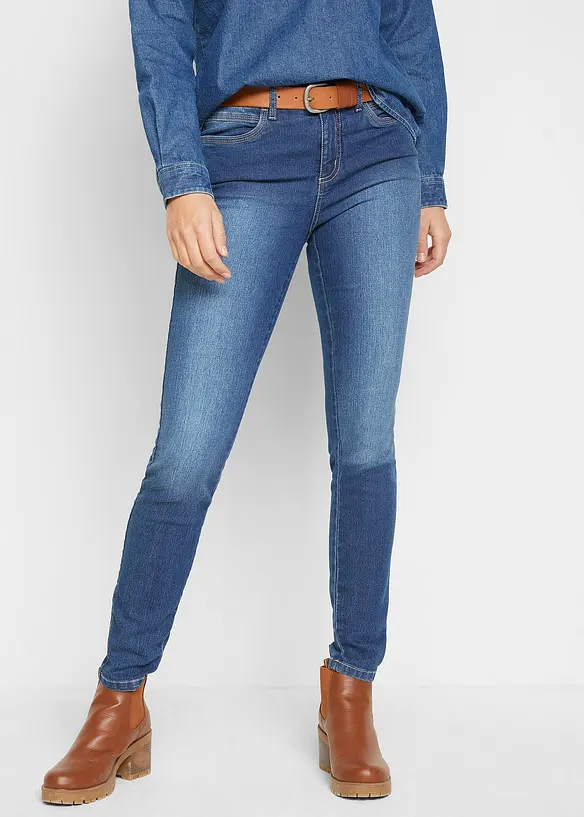 Bonprix Skinny Jeans Mid Waist, Stretch
