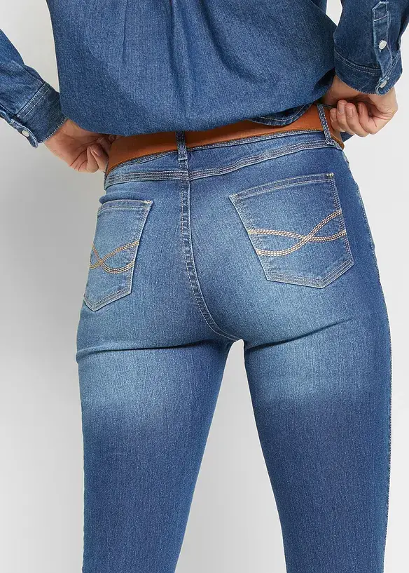 Bonprix Skinny Jeans Mid Waist, Stretch
