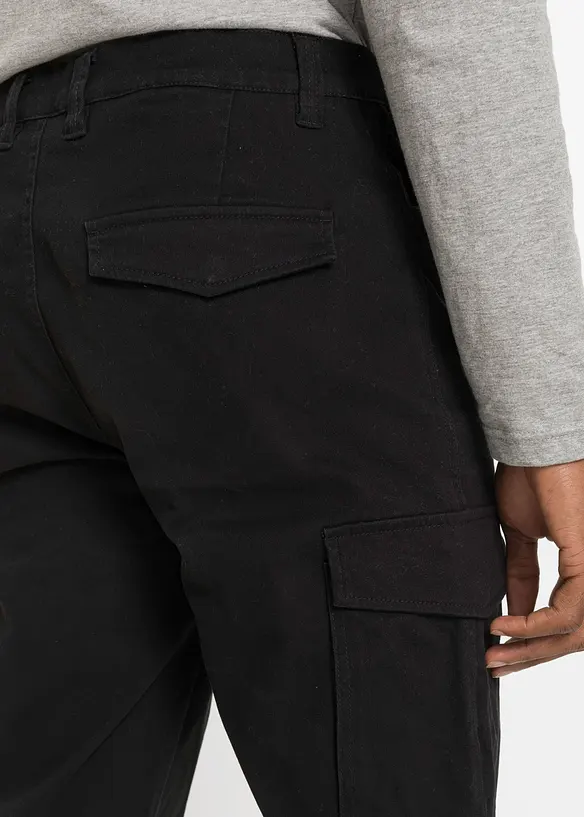Bonprix Slim Fit Stretch-Cargohose, Straight