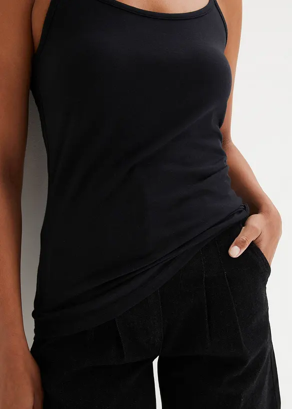 Bonprix Spaghetti-Top Aus Bio-Baumwolle (2er Pack)