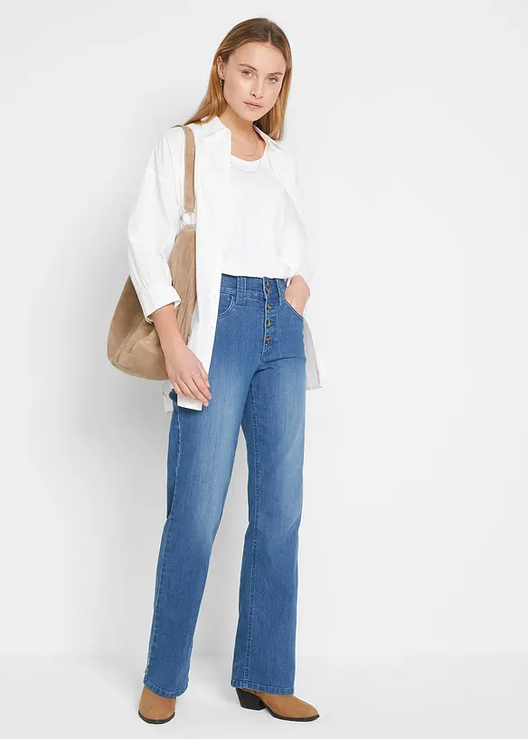 Bonprix Straight-Jeans High Waist