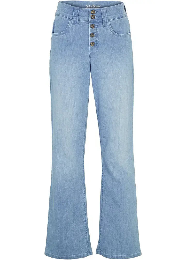 bonprix Straight-Jeans High Waist