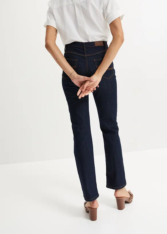 Bonprix Straight Jeans High Waist, Stretch
