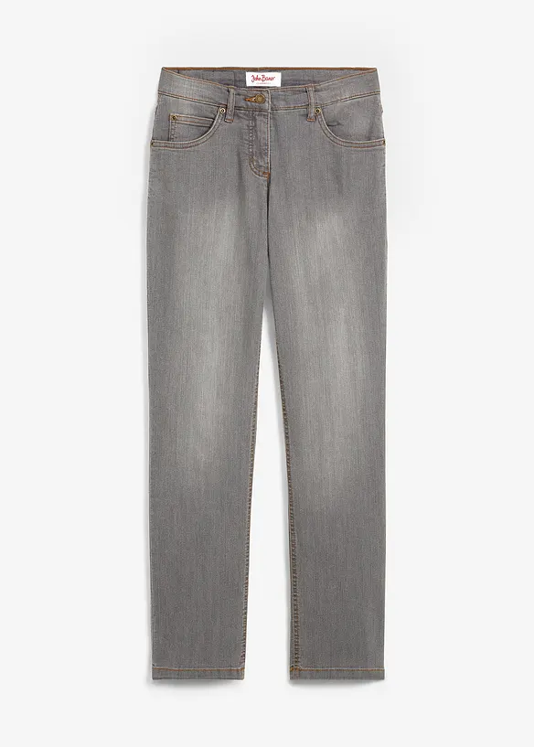 bonprix Straight Jeans High Waist, Stretch