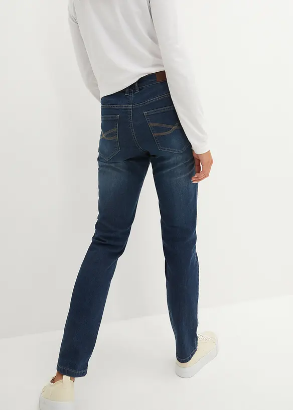 Bonprix Straight Jeans Mid Waist, Stretch