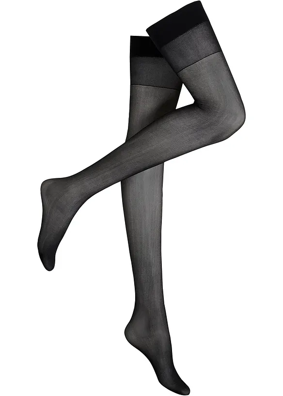 bonprix Strapsstrümpfe 20 den Satin Sheer