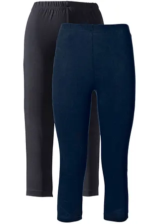 bonprix Stretch-Capri-Leggings (2er Pack)