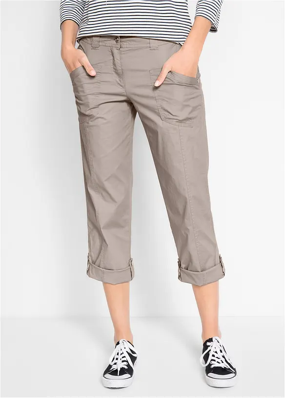 Bonprix Stretch-Cargo-Hose, 3/4-Länge