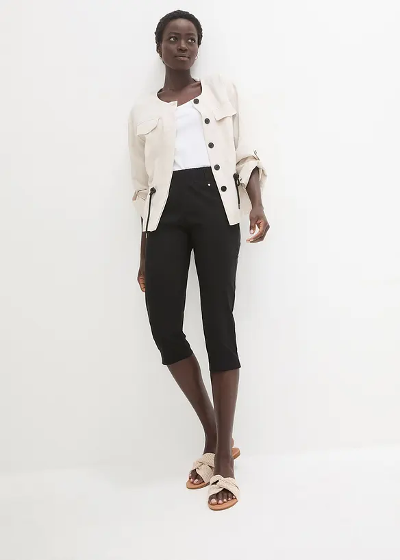 Bonprix Stretchcapri Mit Schlupfbund