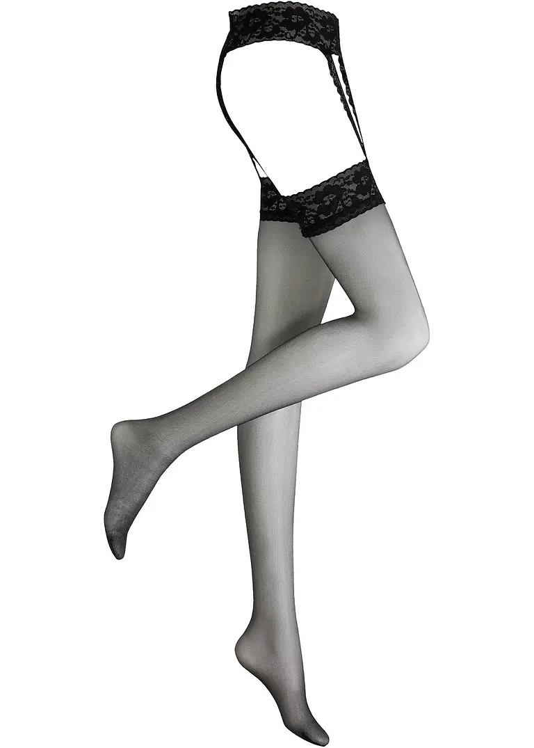 Bonprix Strumpf+Straps 20den