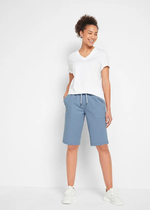 Bonprix Sweat-Bermuda Aus Baumwolle