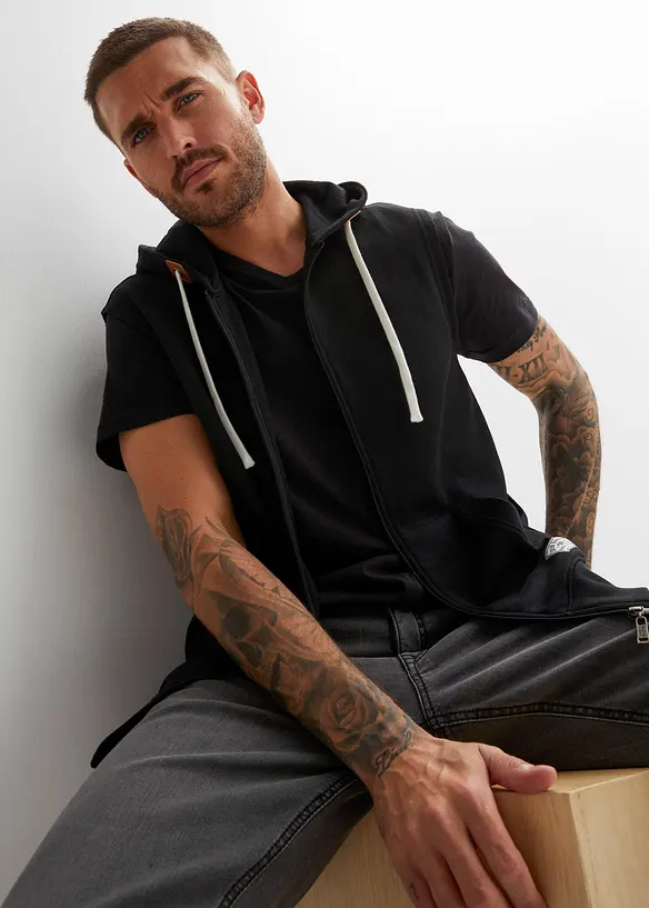 Bonprix Sweatweste Mit Kapuze