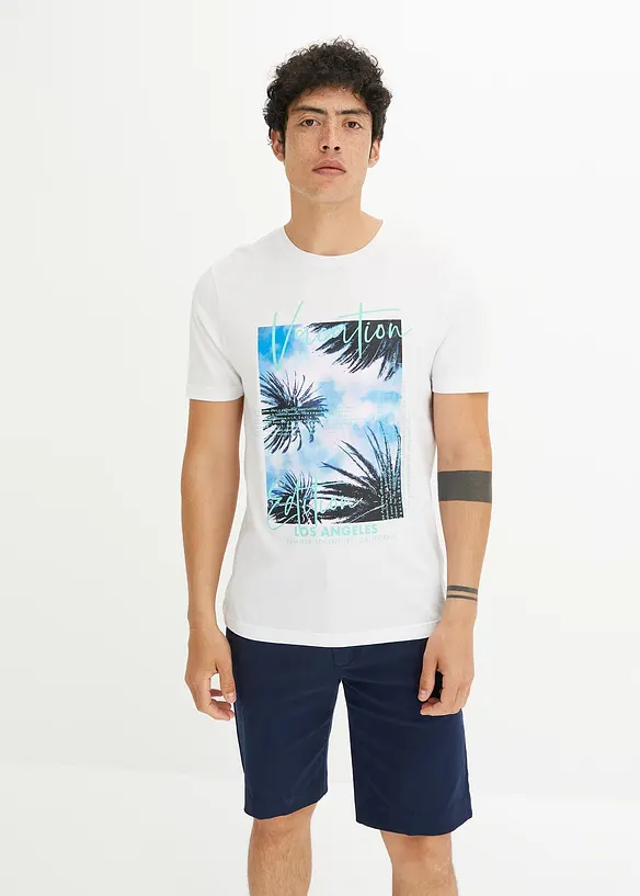 Bonprix T-Shirt Aus Bio Baumwolle Mit Fotodruck