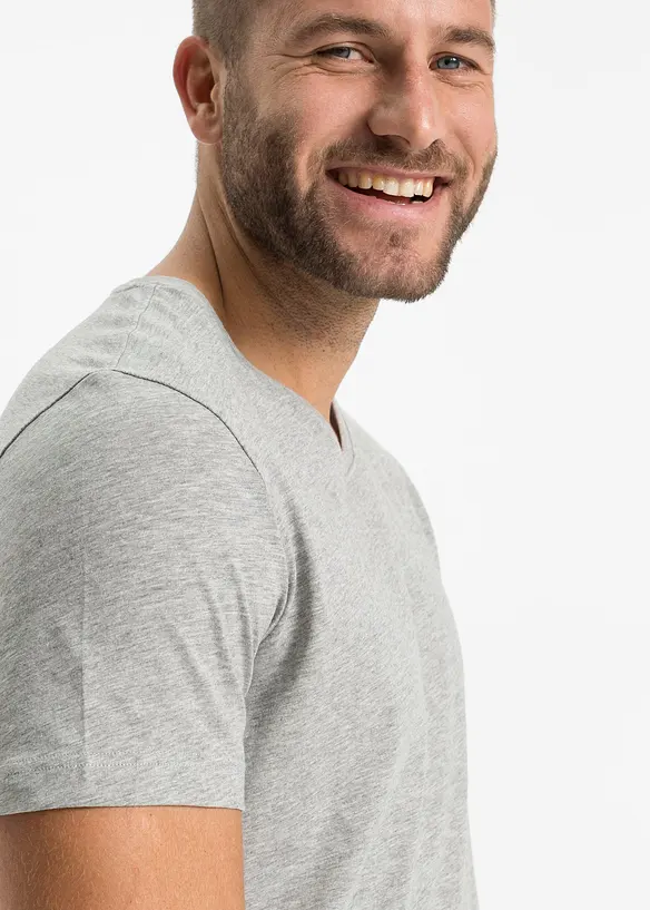 Bonprix T-Shirt Mit V-Ausschnitt (3er Pack)