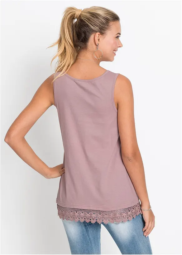 Bonprix Top Mit Spitze (2er-Pack)