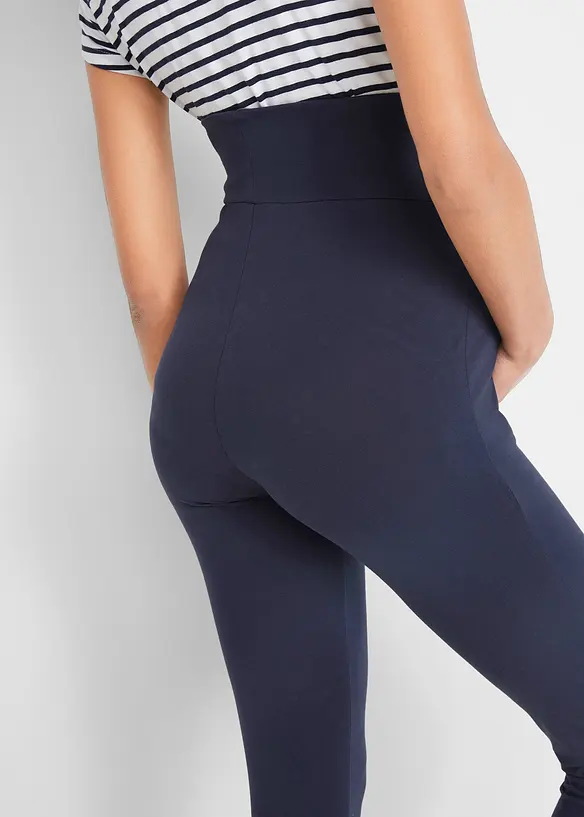 Bonprix Umstands-Leggings In Capri-Länge, 2-er Pack