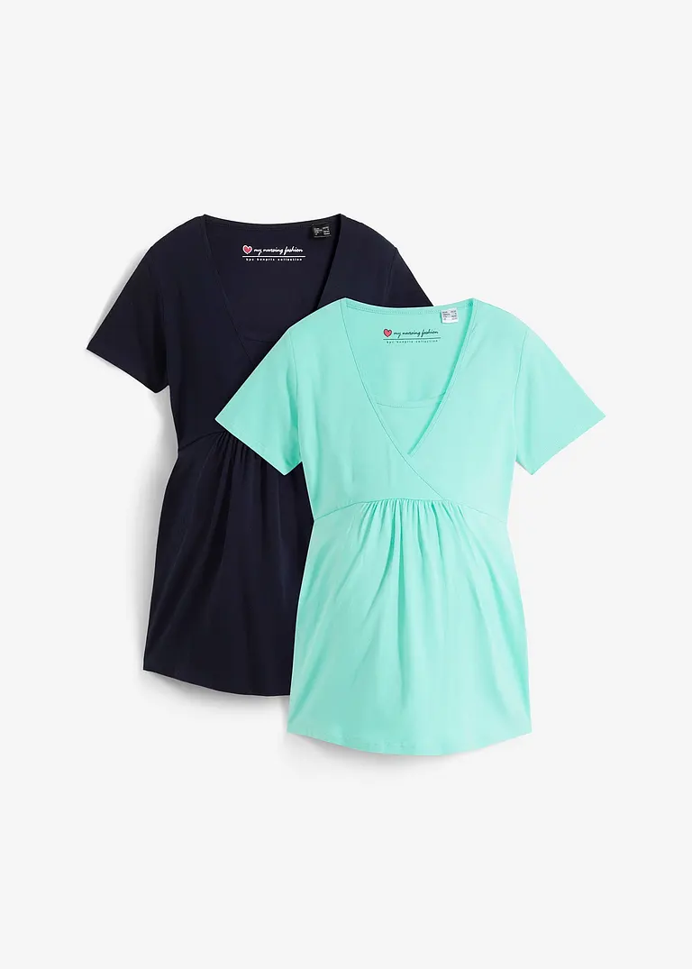 bonprix Umstandsshirts / Stillshirts, 2er Pack​