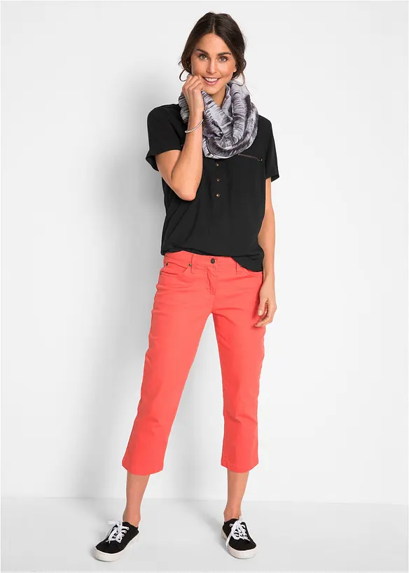 Bonprix Viskose Bluse, Kurzarm