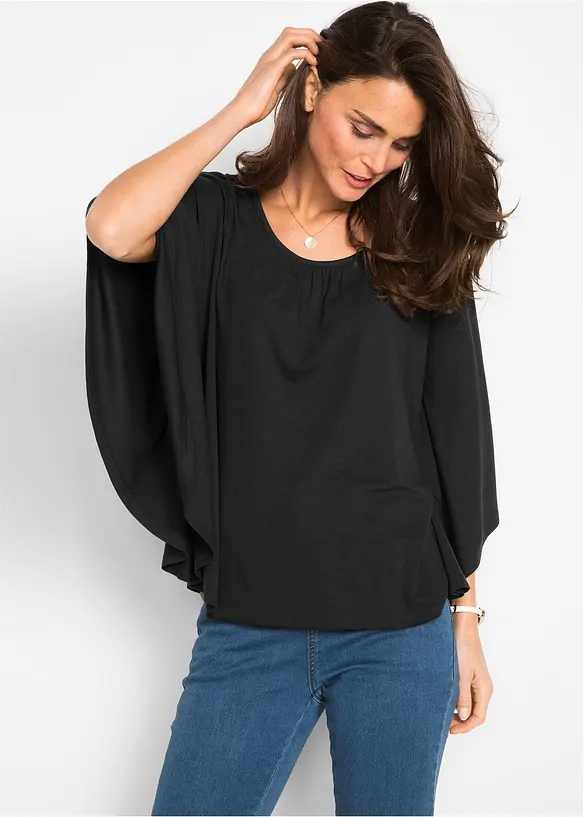 Bonprix Viskose- Fledermausshirt